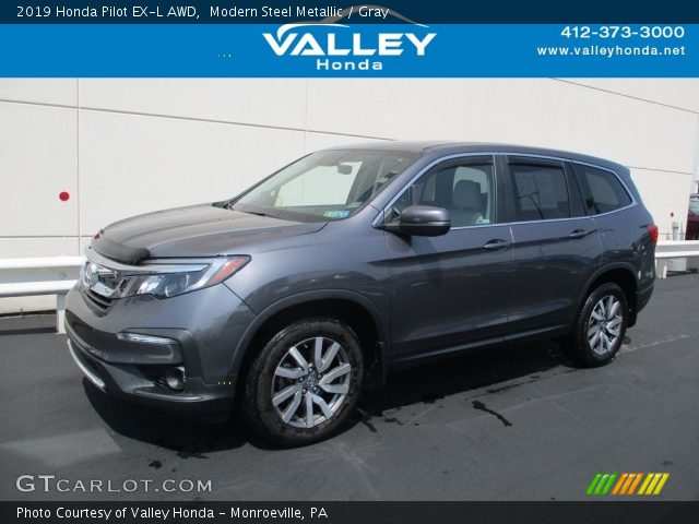 2019 Honda Pilot EX-L AWD in Modern Steel Metallic