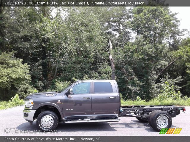 2021 Ram 3500 Laramie Crew Cab 4x4 Chassis in Granite Crystal Metallic