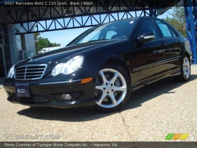 2007 Mercedes-Benz C 230 Sport in Black
