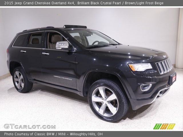 2015 Jeep Grand Cherokee Overland 4x4 in Brilliant Black Crystal Pearl