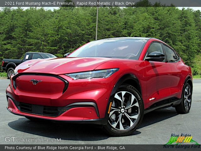 2021 Ford Mustang Mach-E Premium in Rapid Red Metallic
