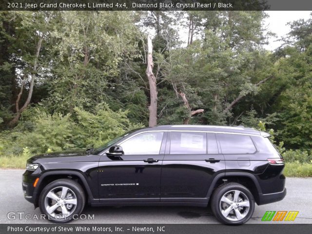 2021 Jeep Grand Cherokee L Limited 4x4 in Diamond Black Crystal Pearl
