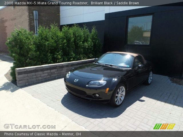 2008 Mazda MX-5 Miata Grand Touring Roadster in Brilliant Black