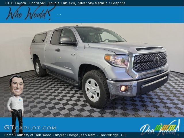 2018 Toyota Tundra SR5 Double Cab 4x4 in Silver Sky Metallic