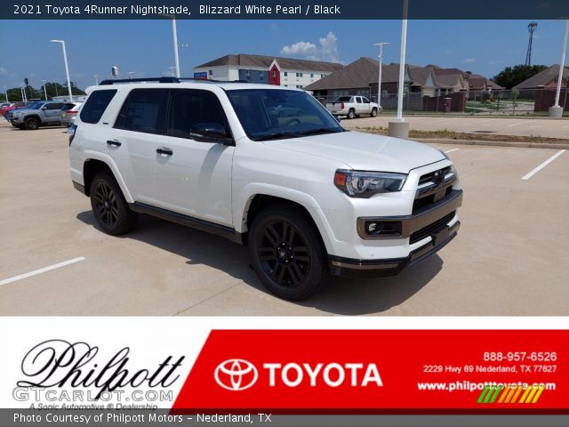 2021 Toyota 4Runner Nightshade in Blizzard White Pearl
