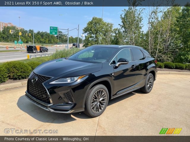 2021 Lexus RX 350 F Sport AWD in Obsidian