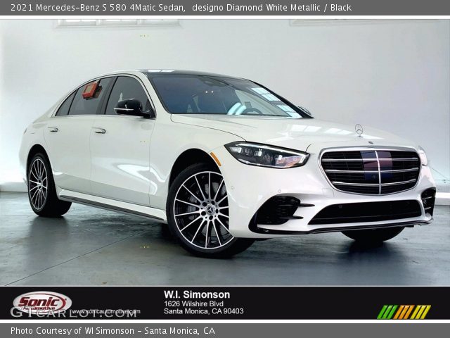 2021 Mercedes-Benz S 580 4Matic Sedan in designo Diamond White Metallic