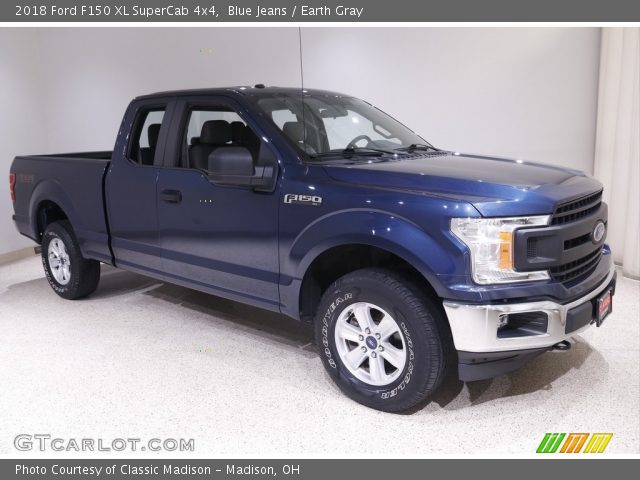 2018 Ford F150 XL SuperCab 4x4 in Blue Jeans
