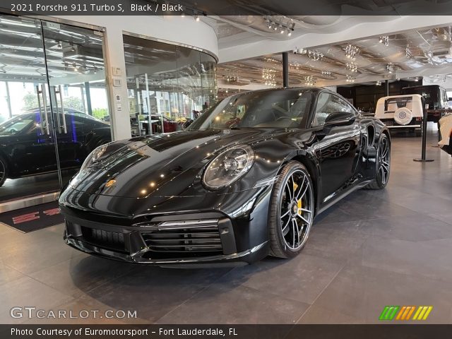 2021 Porsche 911 Turbo S in Black