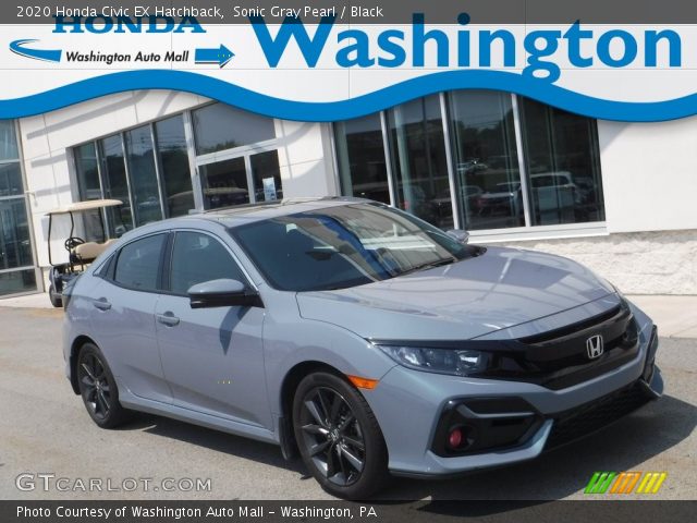 2020 Honda Civic EX Hatchback in Sonic Gray Pearl