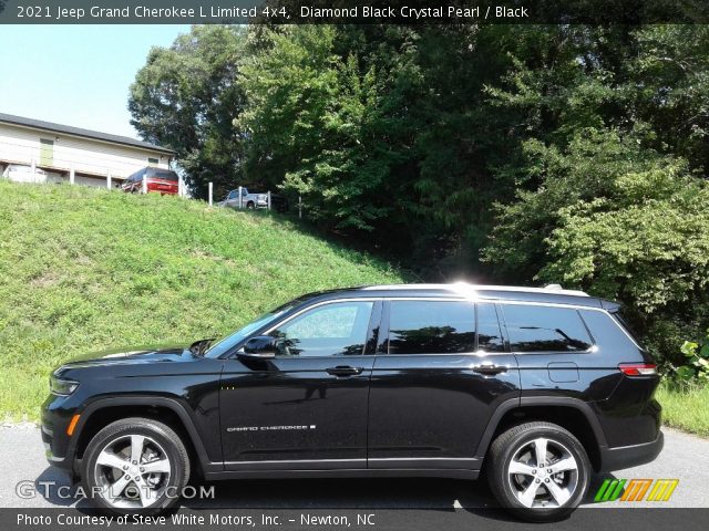2021 Jeep Grand Cherokee L Limited 4x4 in Diamond Black Crystal Pearl