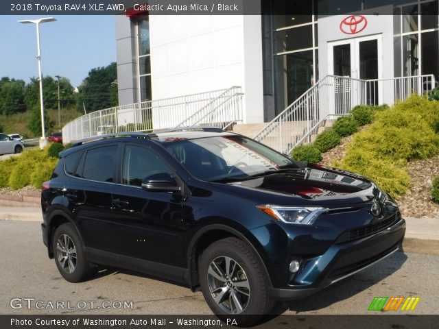2018 Toyota RAV4 XLE AWD in Galactic Aqua Mica