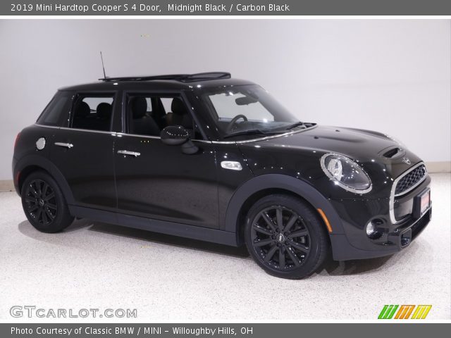 2019 Mini Hardtop Cooper S 4 Door in Midnight Black