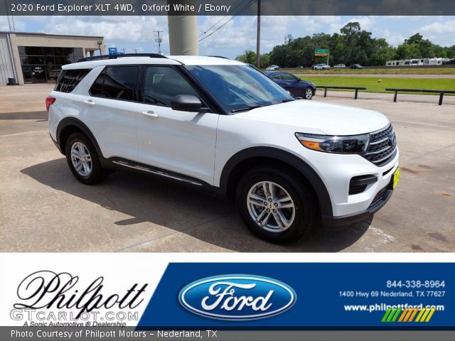 2020 Ford Explorer XLT 4WD in Oxford White