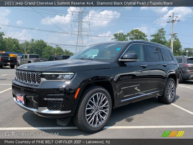 2021 Jeep Grand Cherokee L Summit Reserve 4x4 in Diamond Black Crystal Pearl