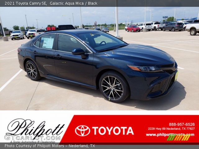 2021 Toyota Camry SE in Galactic Aqua Mica