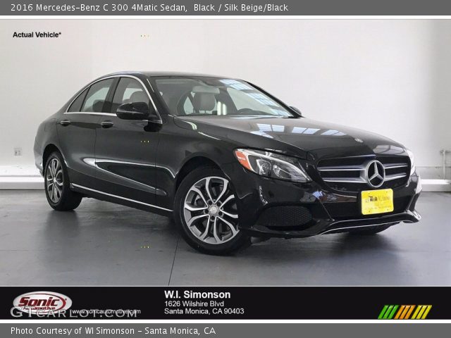2016 Mercedes-Benz C 300 4Matic Sedan in Black