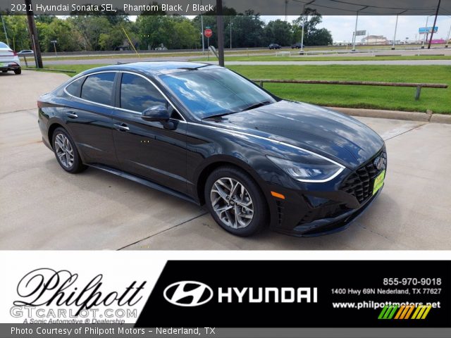 2021 Hyundai Sonata SEL in Phantom Black