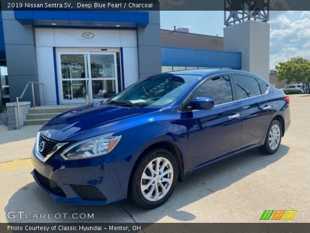 2019 Nissan Sentra SV in Deep Blue Pearl