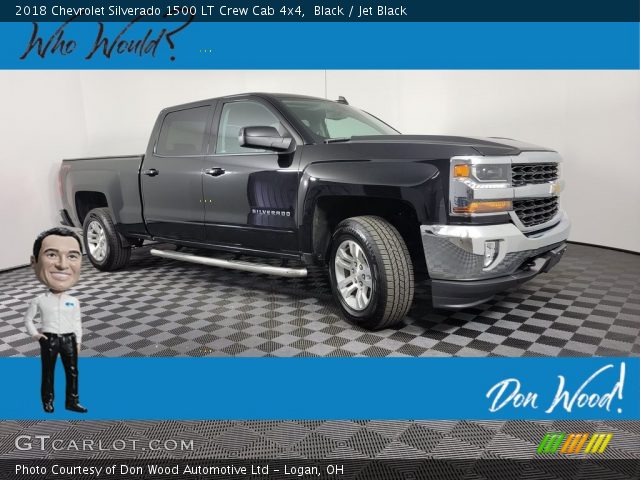 2018 Chevrolet Silverado 1500 LT Crew Cab 4x4 in Black