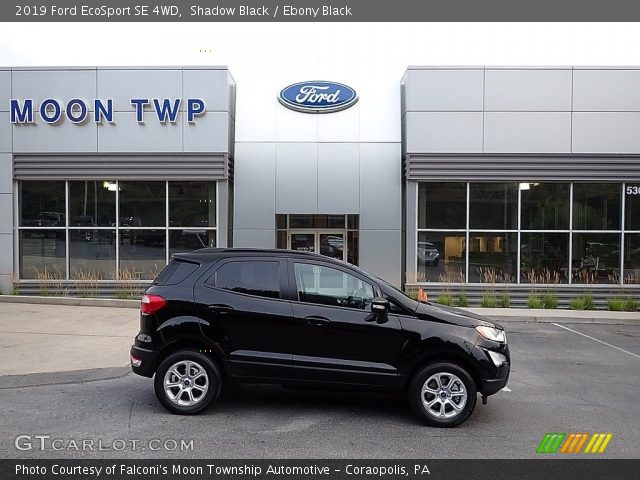 2019 Ford EcoSport SE 4WD in Shadow Black