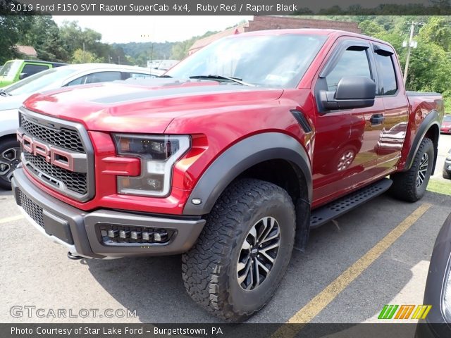 2019 Ford F150 SVT Raptor SuperCab 4x4 in Ruby Red