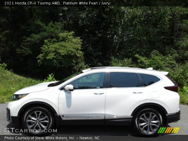 2021 Honda CR-V Touring AWD in Platinum White Pearl