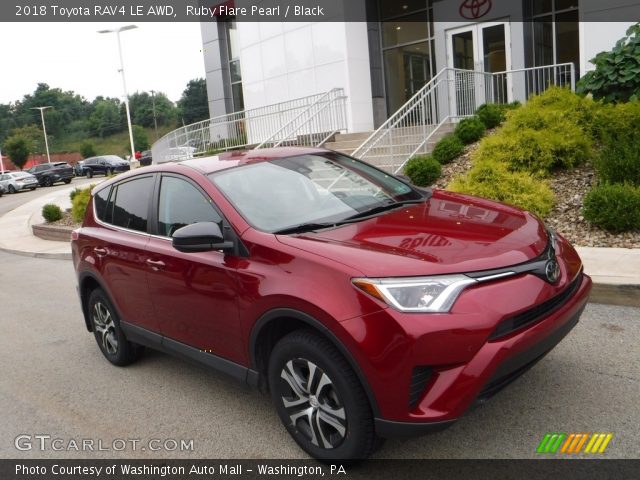 2018 Toyota RAV4 LE AWD in Ruby Flare Pearl