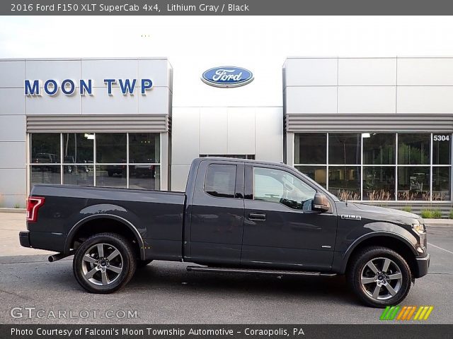 2016 Ford F150 XLT SuperCab 4x4 in Lithium Gray