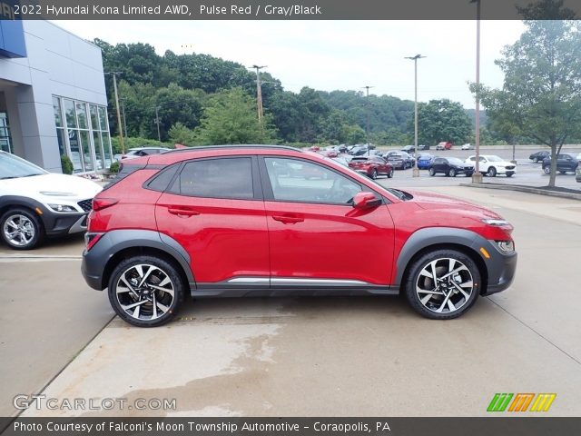 2022 Hyundai Kona Limited AWD in Pulse Red