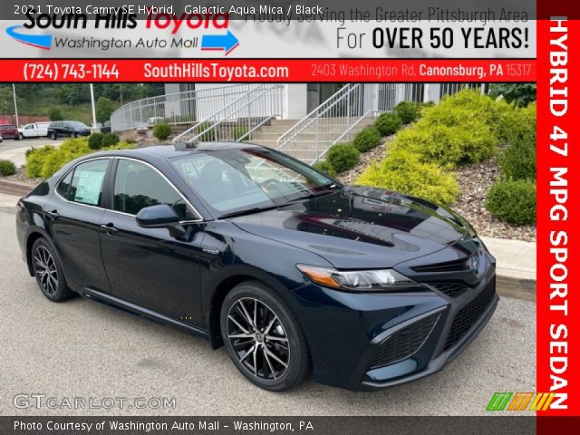 2021 Toyota Camry SE Hybrid in Galactic Aqua Mica