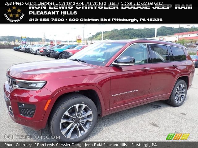 2021 Jeep Grand Cherokee L Overland 4x4 in Velvet Red Pearl