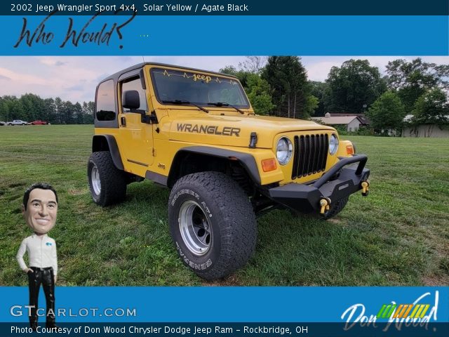 2002 Jeep Wrangler Sport 4x4 in Solar Yellow