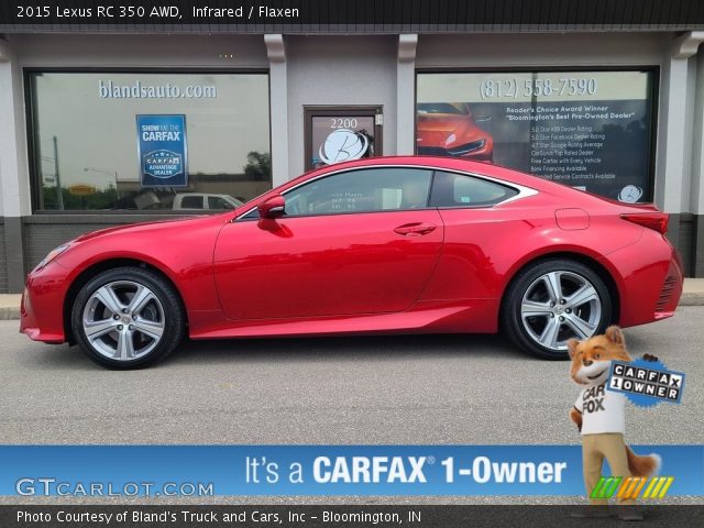 2015 Lexus RC 350 AWD in Infrared