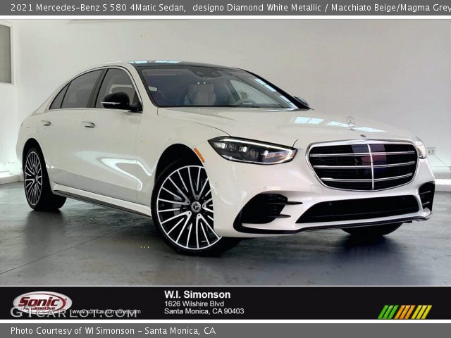 2021 Mercedes-Benz S 580 4Matic Sedan in designo Diamond White Metallic