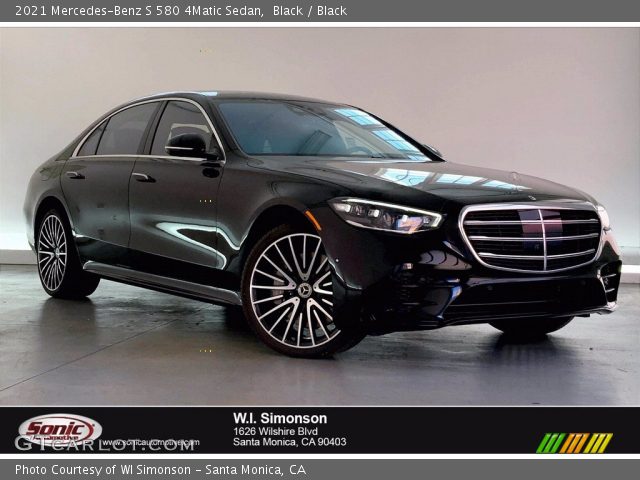 2021 Mercedes-Benz S 580 4Matic Sedan in Black