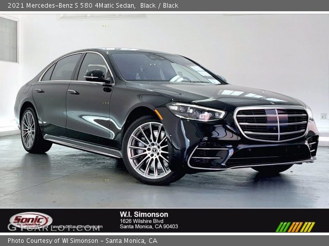 2021 Mercedes-Benz S 580 4Matic Sedan in Black