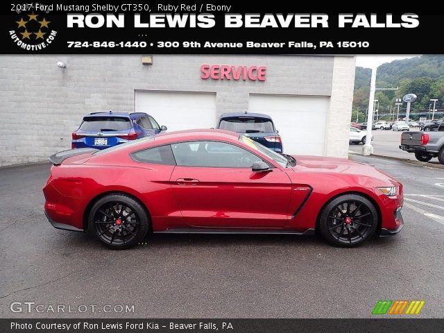 2017 Ford Mustang Shelby GT350 in Ruby Red