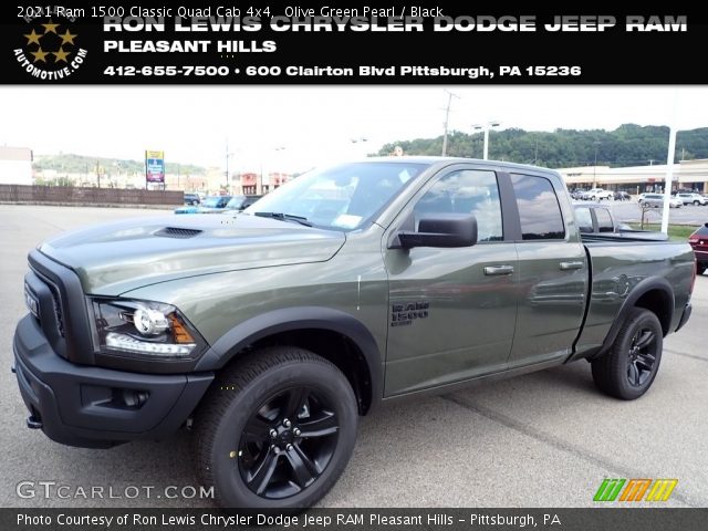 2021 Ram 1500 Classic Quad Cab 4x4 in Olive Green Pearl