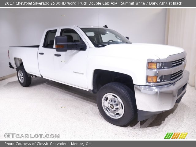 2017 Chevrolet Silverado 2500HD Work Truck Double Cab 4x4 in Summit White