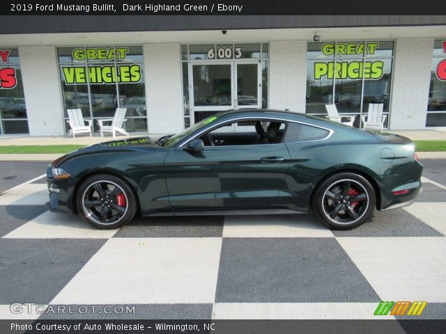2019 Ford Mustang Bullitt in Dark Highland Green