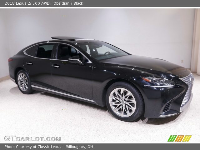2018 Lexus LS 500 AWD in Obsidian