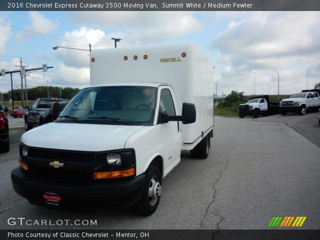 2016 Chevrolet Express Cutaway 3500 Moving Van in Summit White