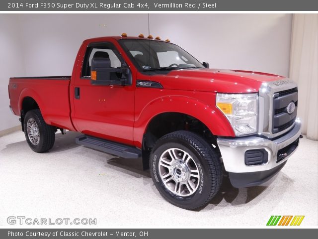 2014 Ford F350 Super Duty XL Regular Cab 4x4 in Vermillion Red