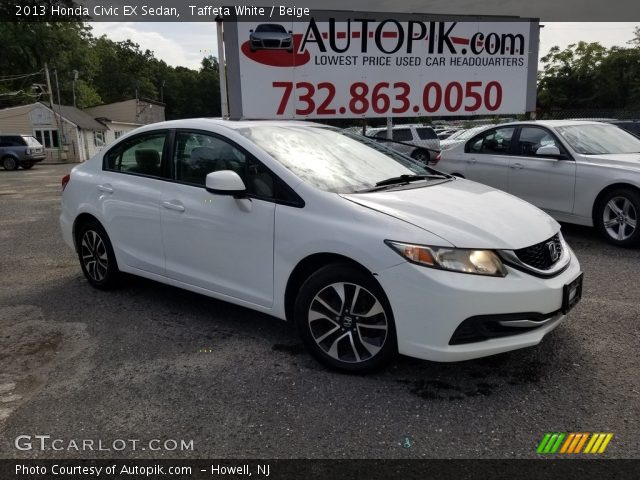 2013 Honda Civic EX Sedan in Taffeta White