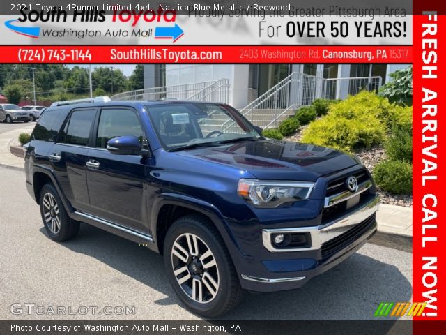 2021 Toyota 4Runner Limited 4x4 in Nautical Blue Metallic