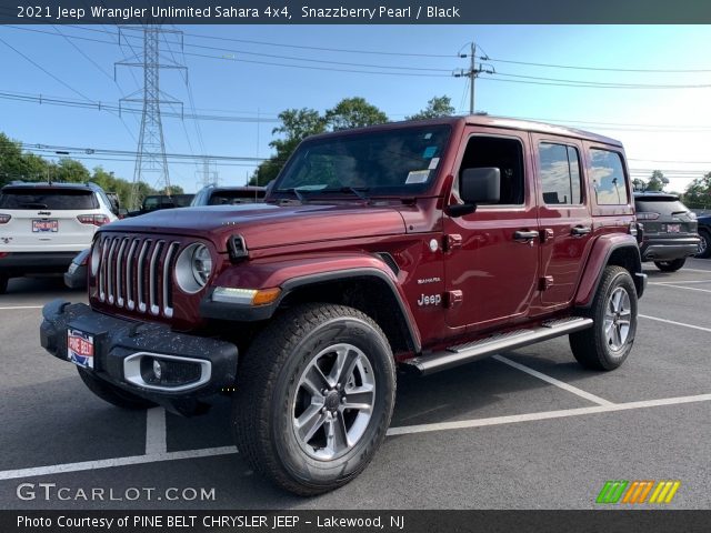 2021 Jeep Wrangler Unlimited Sahara 4x4 in Snazzberry Pearl