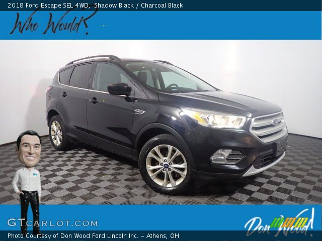 2018 Ford Escape SEL 4WD in Shadow Black
