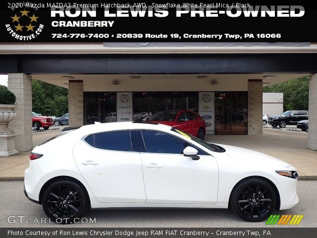 2020 Mazda MAZDA3 Premium Hatchback AWD in Snowflake White Pearl Mica
