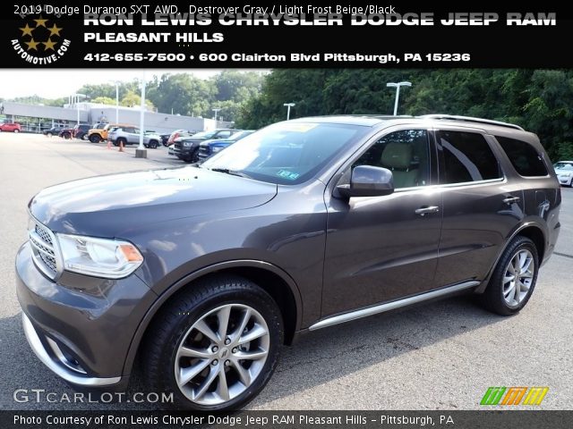 2019 Dodge Durango SXT AWD in Destroyer Gray